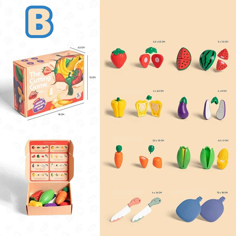 Montessori CutGame™- Taglia la Frutta