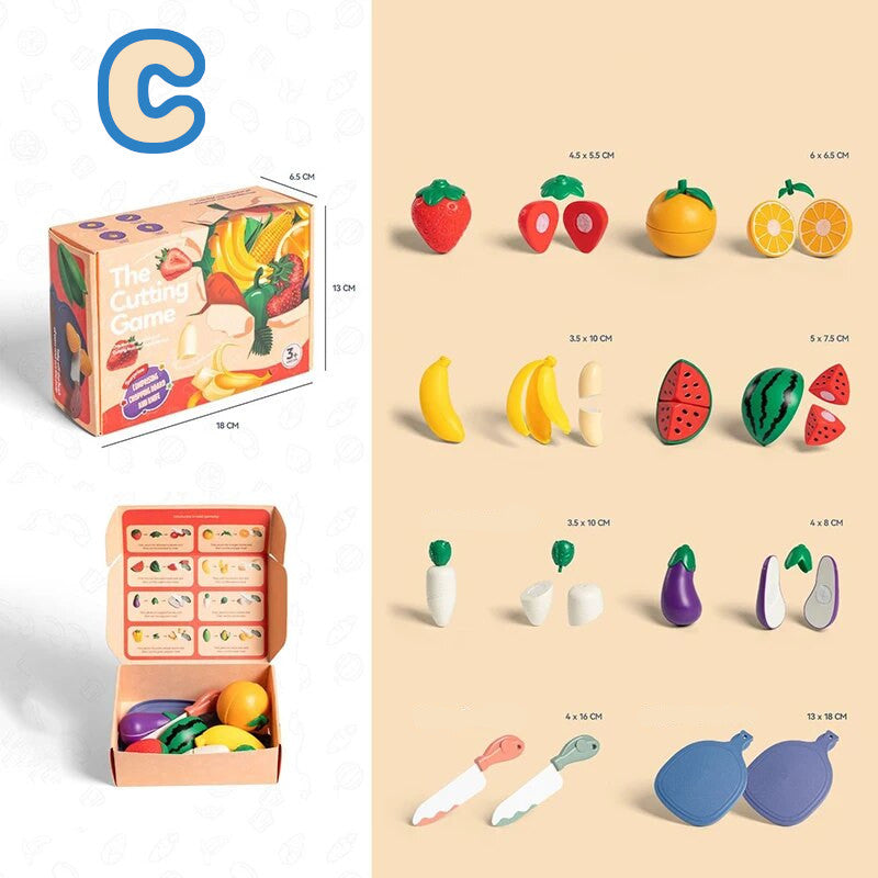Montessori CutGame™- Taglia la Frutta