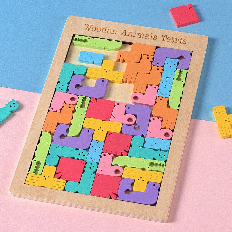 Montessori Tetris™ - Casse-tête éducatif