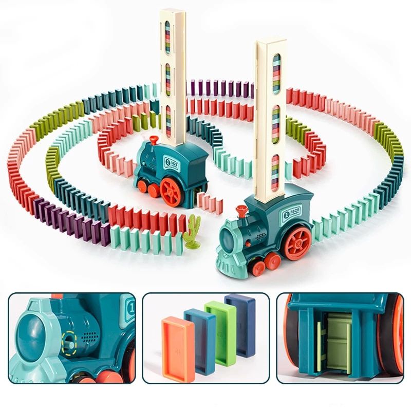 Montessori Domino Train™- Créer un Train de Dominos