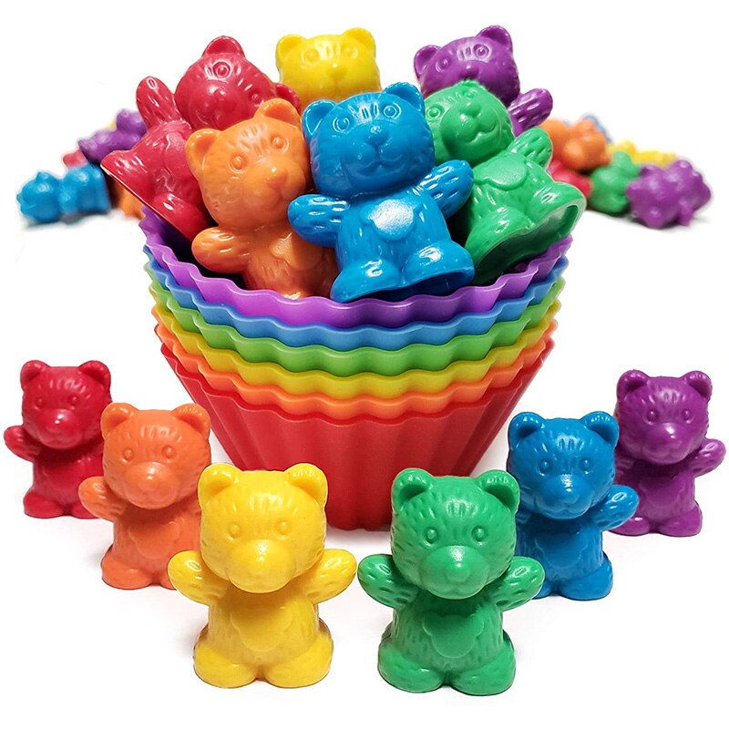 Montessori Rainbow Bear™- Educational Matching