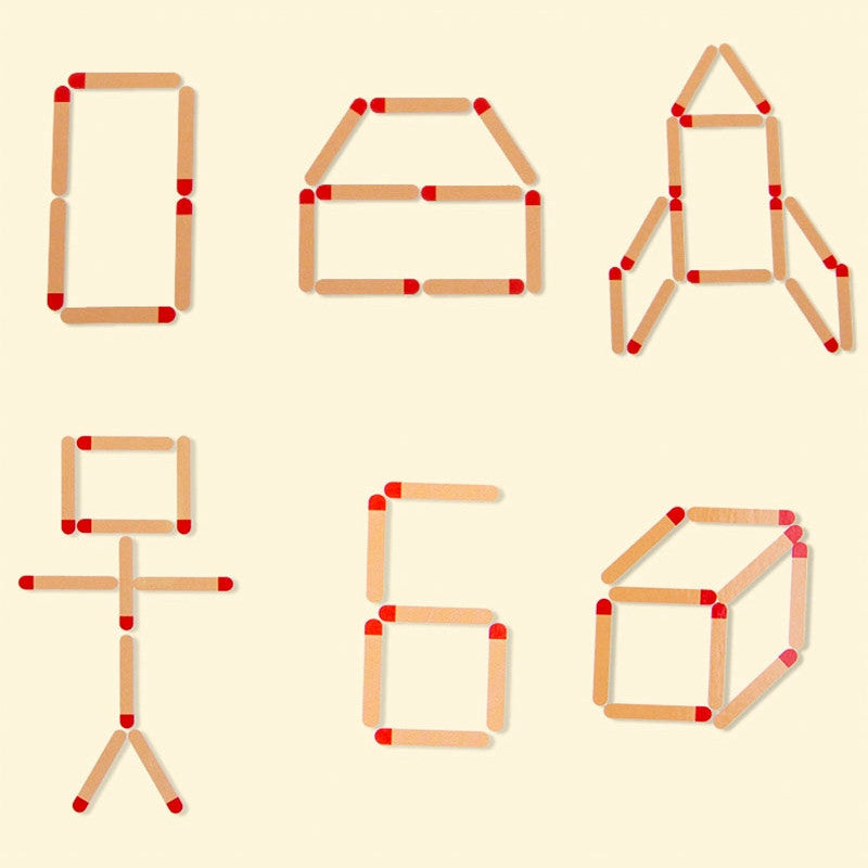 Montessori GeoSticks™- Replica la forma